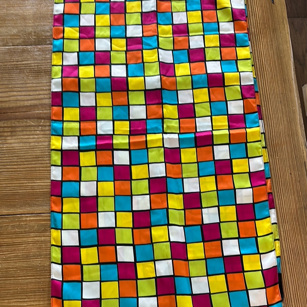 Colorful Geometric Scarf